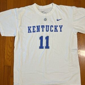 Kentucky Basketball Nike Loose Fit White Tee